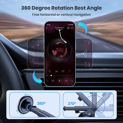 TOPK Magnetic Car Phone Holder Mount